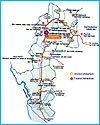 Map of Mae Hong Son
